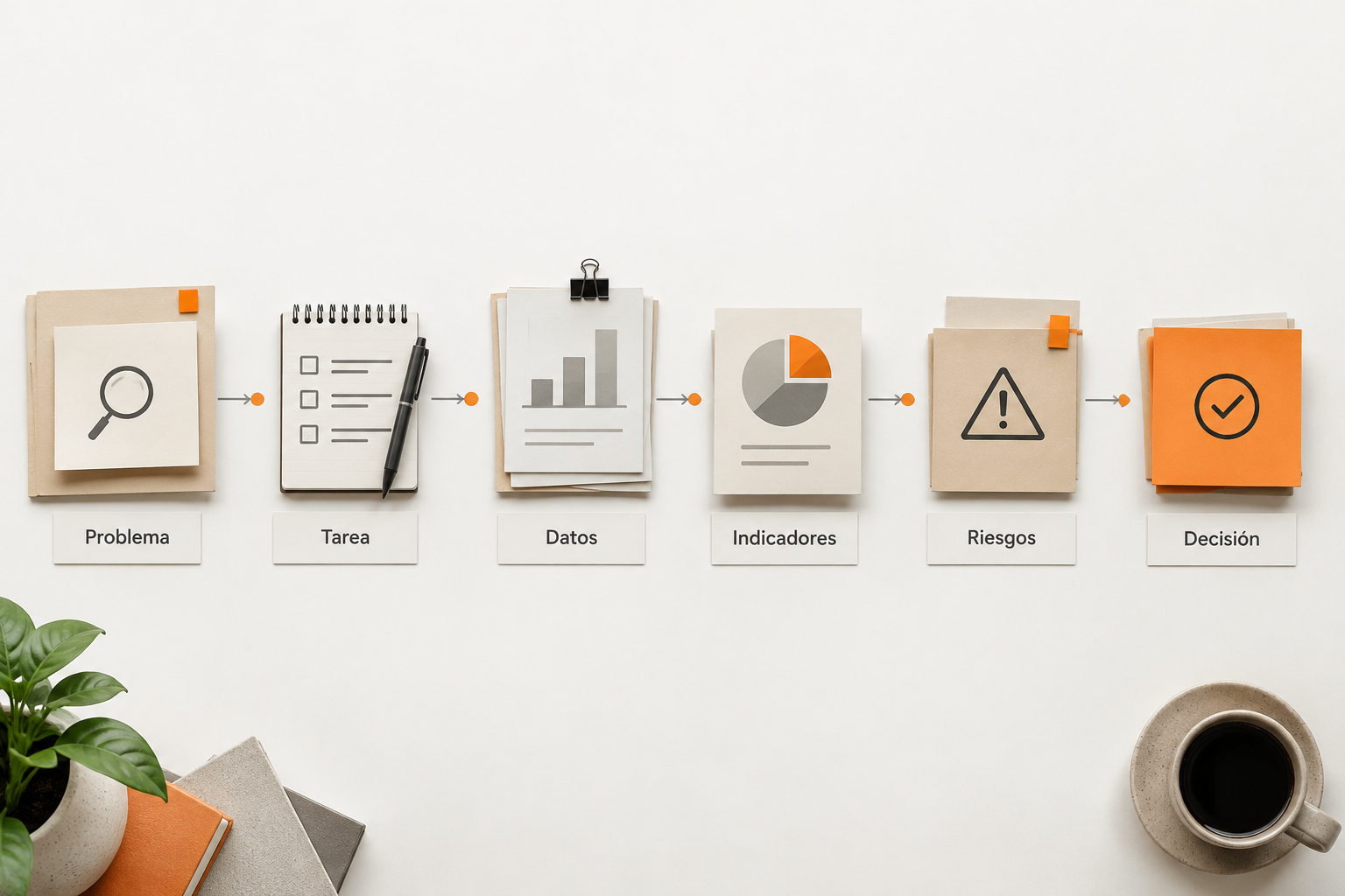 Diagrama de criterios para evaluar un piloto de IA en marketing
